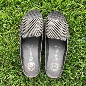 Jeffrey Campbell Fling 2 Slides, Black, Size 8